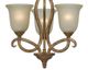 Cal® Lighting & Accessories Emmett Iron 3-Light Golden Chandelier-1