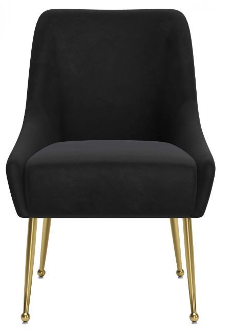 Zuo® Modern Maxine Black/Gold Dining Side Chair-2