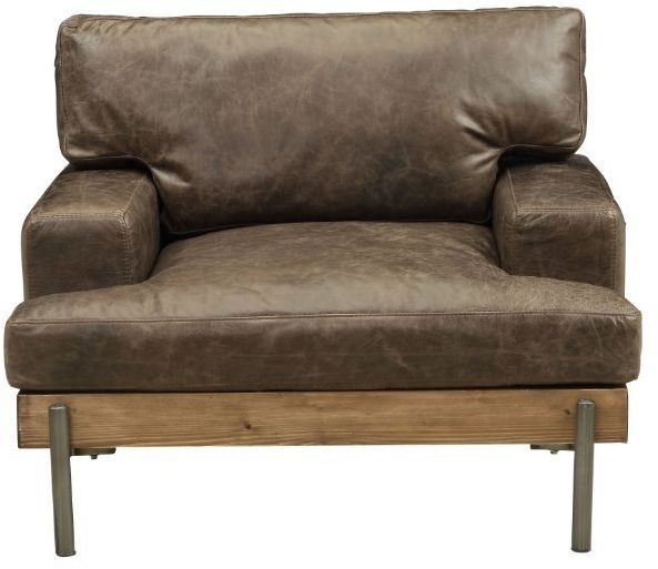 ACME Furniture Silchester Distress Chocolate/Oak Chair-1