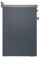Ilve® Nostalgie II Noblesse 30'' Blue Gray Pro Style Induction Range with Chrome Trim-2