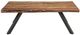 Modus Furniture Reese Natural Live Edge Coffee Table with Black Base-2