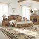 Intercon Jackson Golden Oak King Panel Storage Bed-1