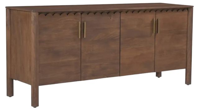 Moe's Home Collection Wiley Vintage Brown 4-Door Sideboard-0