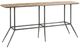 Kincaid® Sorrento-Acquisitions Beige Top Sofa Table with Black Base-0