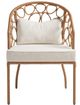 Universal Explore Home™ Weekender Coastal Living Home Pebble Natural-Nomad Snow Dining Arm Chair-2