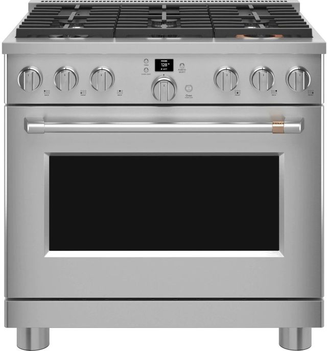 Café™ 36" Stainless Steel Pro Style Gas Range