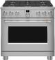 Café™ 36" Stainless Steel Pro Style Gas Range with 6 Burners-0