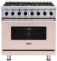 Viking® 7 Series 36" Blush Pro Style Dual Fuel Range-0
