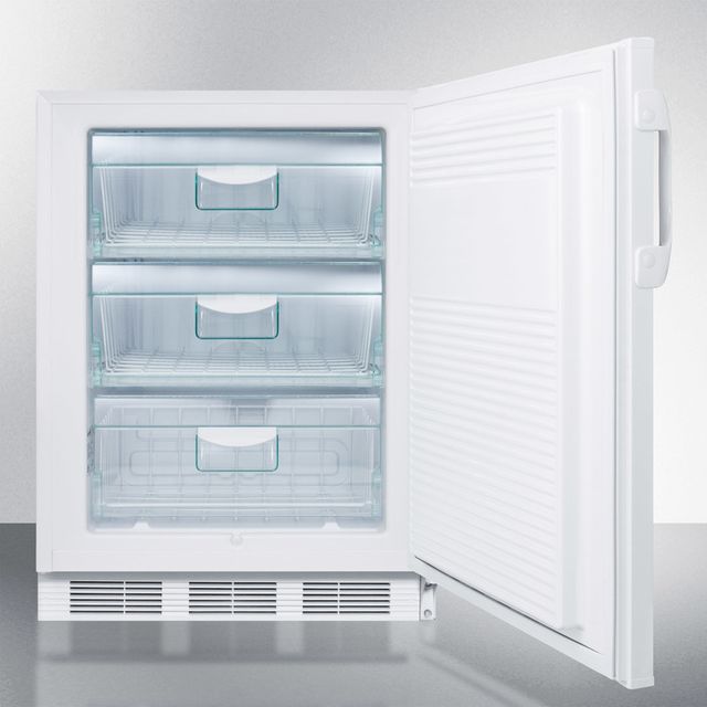 Accucold® 24" 3.2 Cu. Ft. White Upright Freezer-1