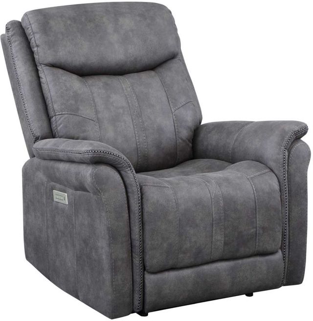 Steve Silver Co. Morrison Stone Dual Power Recliner-0