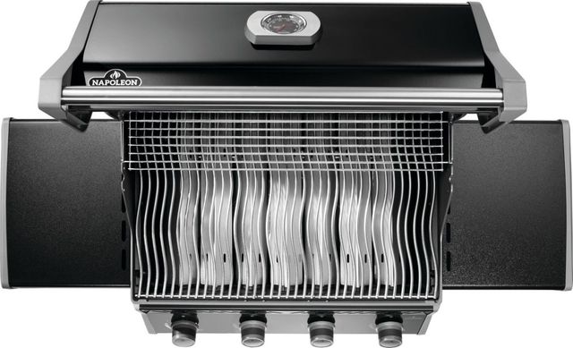 Napoleon Rogue® 525 4-Burner Black/Stainless Steel Freestanding Natural Gas Grill-3