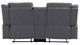 Homelegance® Dean Gray Double Manual Reclining Loveseat with Center Console-3