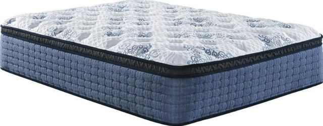 Sierra Sleep® by Ashley® Mt Dana 2-Piece Hybrid Euro Top and Better than a Boxspring Foundation King Mattress Set-1