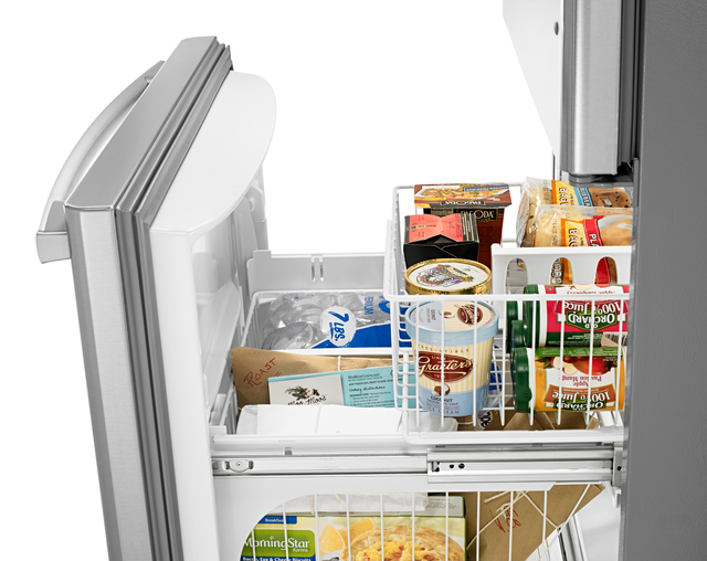 Amana® 30 in. 18.7 Cu. Ft. Stainless Steel Bottom Freezer Refrigerator-5