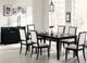 Coaster® Louise 5-Piece Black/Cream Dining Set-4