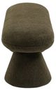 Meridian Furniture Drum Green Faux Shearling Teddy Fabric Upholstered Bench-2
