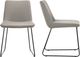 Moe's Home Collection Villa 2-Piece Grey Dining Side Chair Set-4