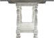 Signature Design by Ashley® Havalance Gray Flip Top Sofa Table with Vintage White Base-1