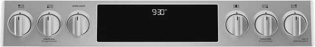 GE Profile™ 30" Fingerprint Resistant Stainless Steel Slide-In Dual Fuel Range-3