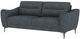 Coaster® Nolan Charcoal Upholstered Sloped Track Arm Sofa-2