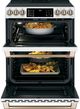 Café™ 30" Matte White Slide In Double Oven Induction Range-3