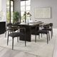 ACME Furniture Jaramillo 2-Piece Black Arm Chair Set-1