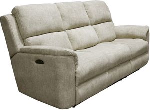 Front view of the England Furniture Customizable Double Power Reclining Sofa