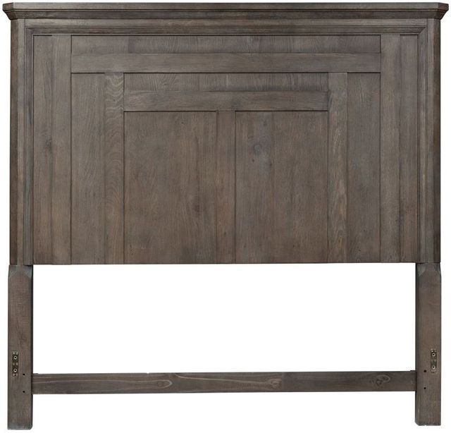 Liberty Furniture Artisan Prairie Gray Dusty Wax King Panel Headboard-0