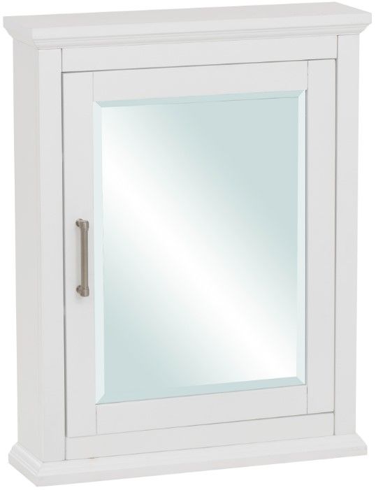 Linon Scarsdale White Medicine Cabinet-0
