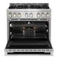 JennAir® RISE™ 30" Stainless Steel Slide In Gas Range-3