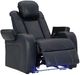 Signature Design by Ashley® Fyne-Dyme Sapphire Power Recliner with Adjustable Headrest-1