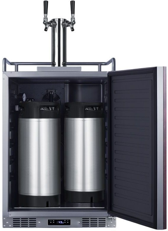 Summit® 24" Panel Ready Built In Kegerator-3