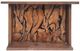 Stylecraft Teak Bar Brown Live Edge Console Table-0