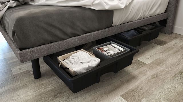 Beaudoin Reflexx Stallion Black 13" Queen Platform Bed-2
