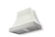 AGA Cascade 36" White Wall Mounted Range Hood  with Polished Chrome Trim-0