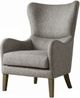 Olliix by Madison Park Grey Arianna Swoop Wing Chair-0