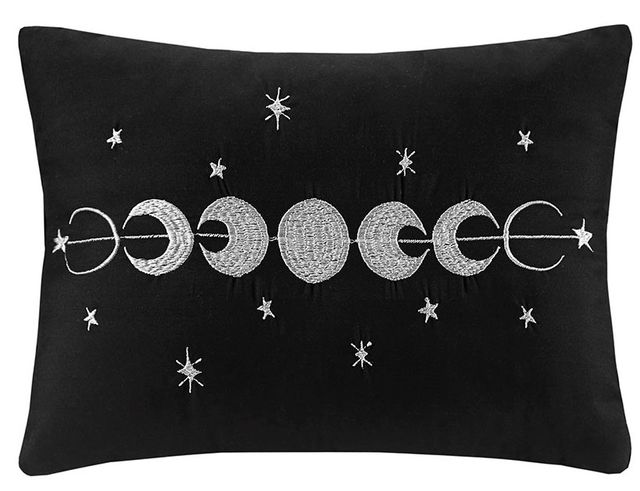 Olliix by Intelligent Design Felicia Black King/California King Velvet Comforter Set-2