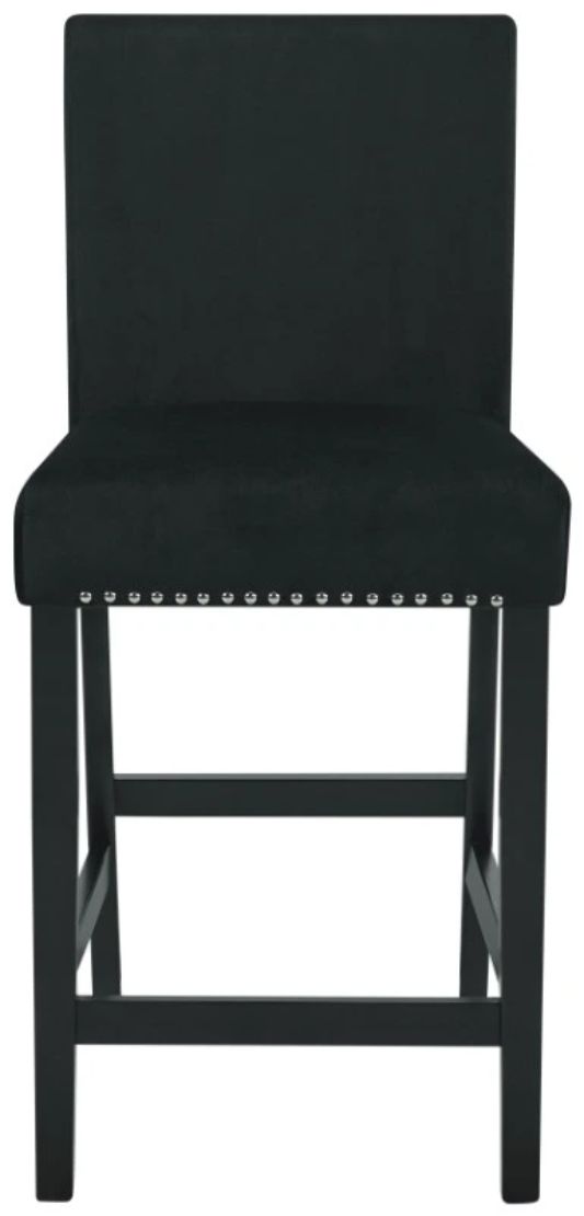 New Classic® Home Furnishings Celeste Black/Espresso Counter Chair-2