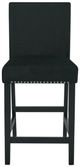 New Classic® Home Furnishings Celeste Black/Espresso Counter Chair-2