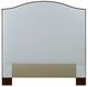 Century® Customizable Details Case Richmond Queen Wood Trim Upholstered Headboard-0