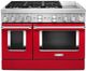 KitchenAid® 48" Passion Red Pro Style Dual Fuel Range with Griddle-0