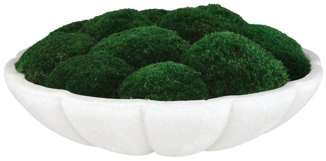 Uttermost® Awaken Moss Green/White Centerpiece-0