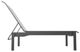 Telescope Casual Leeward Abalone/Graphite Fabric/Polymer Outdoor MGP Sling Lay-Flat Stacking Armless Chaise with Wheels-2