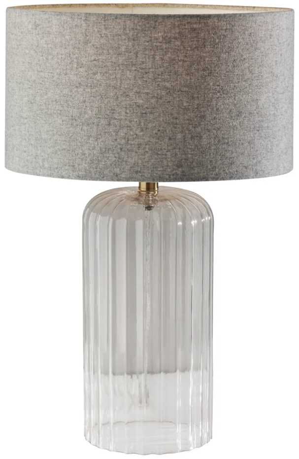 Adesso® Carrie Clear Large Table Lamp-0