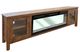 International Furniture Direct Olimpia Brown Fireplace TV Stand-0