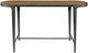 Hammary® Olmsted Rustic Oak Oval Counter Table with Black Base-2