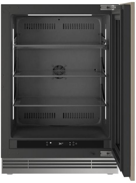 U-Line®  Home Collection 24" 5.1 Cu. Ft. Panel Ready Refrigerator with Glass Door-3