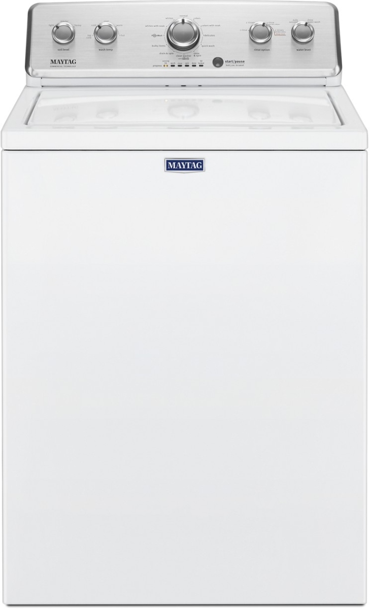 Maytag® 3.8 Cu. Ft. White Top Load Washer | Felton Appliance