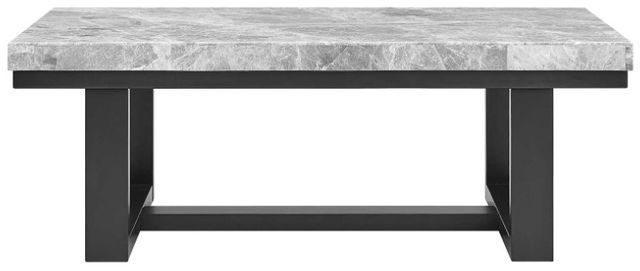 Steve Silver Co. Lucca 3-Piece Gray Occasional Table Set with Espresso Base-3