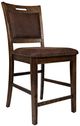 Jofran Inc. Cannon Valley 5-Piece Brown Counter Dining Set-3